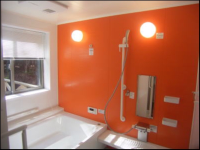 浴室からも外の景色を楽しむことができます。 浴室からも外の景色を楽しむことができます。